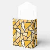 Ballotins Tons de motif en vitrail jaune (Ouvert)