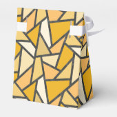 Ballotins Tons de motif en vitrail jaune (Arrière)