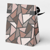 Ballotins Tons de motif en vitrail marron (Arrière)