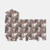 Ballotins Tons de motif en vitrail marron (Déplié)