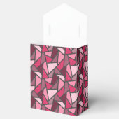 Ballotins Tons de motif en vitrail rose (Ouvert)