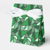 Ballotins Tons de motif en vitrail vert (Verso)