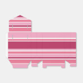 Ballotins Tons de rayures roses (Déplié)