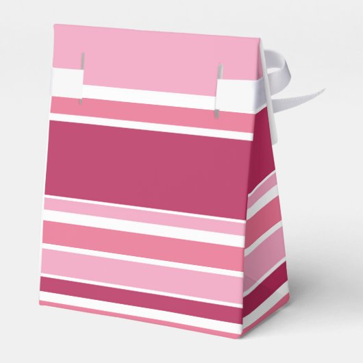 Ballotins Tons de rayures roses (Arrière)