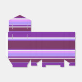 Ballotins Tons de rayures violettes (Déplié)