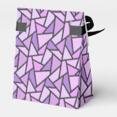 Ballotins Tons du motif en vitrail lilas (Arrière)