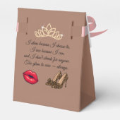 Ballotins Too Glam To Care – Chic Quote  (Arrière)