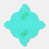Ballotins Tortue tourbée arabesque - nuances de vert (Déplié)