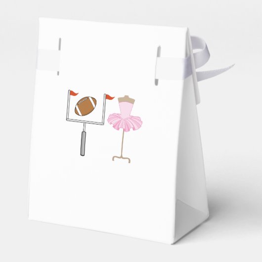 Ballotins Touchdowns ou Tutus Genre Reveal Party (Arrière)
