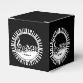 Ballotins Touches de piano circulaires et notes musicales mé (Verso)