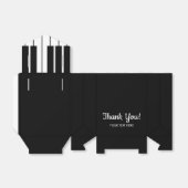 Ballotins Touches de piano noir et blanc clavier merci (Déplié)