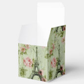 Ballotins tour eiffel chic à la menthe rose à fleurs paris (Ouvert)