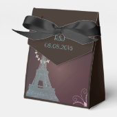 Ballotins tour eiffel moderne vintage paris mariage (Verso)