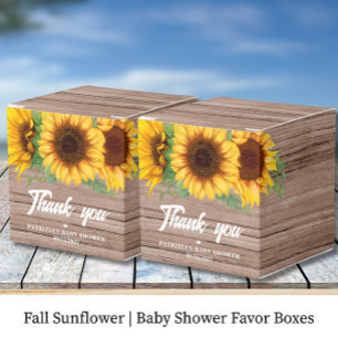Ballotins Tournesol automne   BABY SHOWER