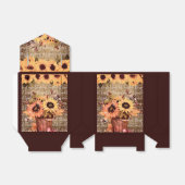 Ballotins Tournesol Bénédiction Gratitude Thanksgiving Favor (Déplié)