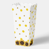 Ballotins Tournesol mariage jaune blanc (Verso)