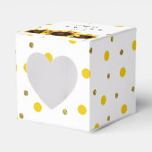 Ballotins Tournesol Mariage Merci Jaune Chic (Verso)