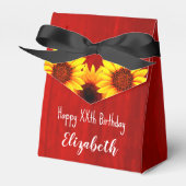 Ballotins Tournesol Rustique Bois Anniversaire (Verso)