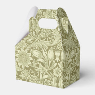 Ballotins Tournesol William Morris Vintage Olive Damask