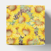 Ballotins Tournesols rustiques Texture bois (Haut)