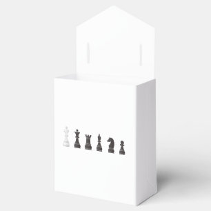 Ballotins Tout l'un blanc noir, pièces d'échecs