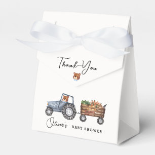 Ballotins Tracteur agricole rustique Baby shower d'ours en p