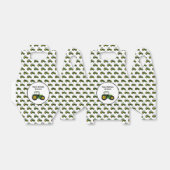 Ballotins Tracteurs verts personnalisés Anniversaire (Déplié)