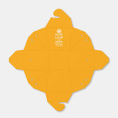 Ballotins Traffic Yellow Background Keep Calm And Your Text (Déplié)