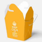 Ballotins Traffic Yellow Background Keep Calm And Your Text (Ouvert)