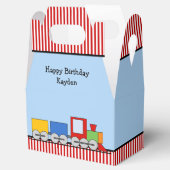 Ballotins Train coloré personnalisé Anniversaire (Ouvert)