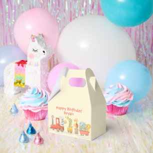Ballotins Train d'animaux musicaux d'anniversaire
