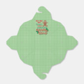 Ballotins "Traitez-vous" Pain d'épices et points de Noël (Déplié)