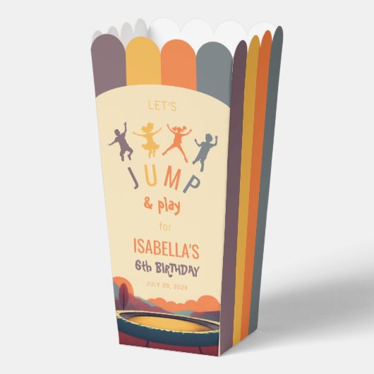 Ballotins Trampoline Jeu d'anniversaire Jump et Jouer Retro (Recto)