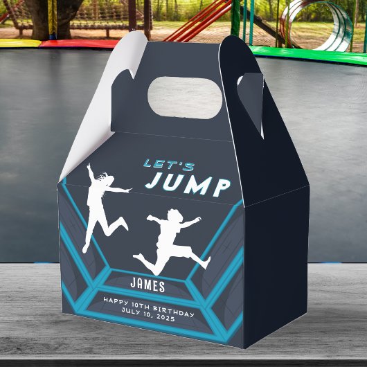 Ballotins Trampoline Park Jump Blue Birthday Party