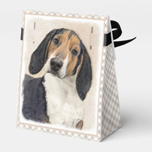 Ballotins Treeing Walker Coonhound Peinture - Art original (Arrière)