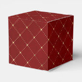 Ballotins Treillis rouge et or (Arrière)