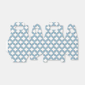 Ballotins Trellis bleu blanc et bébé, treillis, Quatrefoil (Déplié)