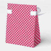 Ballotins Trellis Diamant Blanc - Framboise (Arrière)