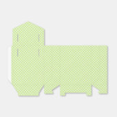 Ballotins Trellis Diamant Blanc - Vert Printemps (Déplié)