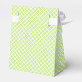 Ballotins Trellis Diamant Blanc - Vert Printemps (Arrière)
