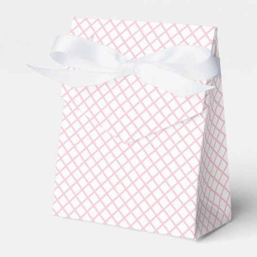 Ballotins Trellis Diamant Rose - Blanc (Verso)