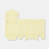 Ballotins Trellis Jaune Doré - Blanc (Déplié)