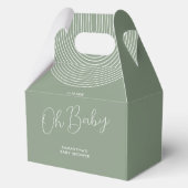 Ballotins Trend Sage Green Baby Shower Script (Recto)