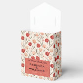 Ballotins Trendy Tulip Reception Wedding Favor Boxes (Ouvert)