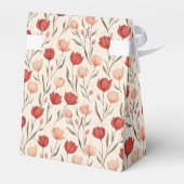 Ballotins Trendy Tulip Reception Wedding Favor Boxes (Arrière)