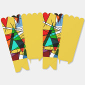 Ballotins Triangle Coloré Géométrique Moderne (Déplié)