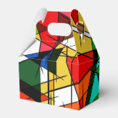Ballotins Triangle Coloré Géométrique Moderne (Arrière)