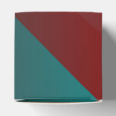 Ballotins triangle gris bordeaux turquoise (Haut)