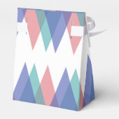 Ballotins Triangles bleu et corail (Arrière)