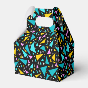 Ballotins Triangles bleu jaune couleurs sur arrière - plan n